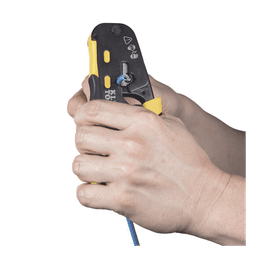 Ponchadora/Pelacables/Cortacables / Conectores Pass-Thru RJ45 / RJ11/RJ12 Estándar / Matraca Ciclo Completo / 28-22 AWG