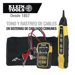 Kit Generador de Tono y Sonda / Cableado No Energizado / Alcance >1000 pies (304.8 m) / RJ11/RJ45 / 5 Cadencias / Prueba Continuidad y Polaridad