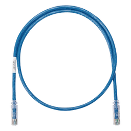 Cable de Parcheo UTP Categoría 5e, con Plug Modular en Cada Extremo - 0.3 Metros (1 Pie) - Azul