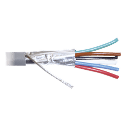 Bobina de 305 Metros (1000 Pies) de Cable 8 Conductores, 22 AWG, Tipo CMR, de Color Gris para Aplicaciones en Alarmas de Intrusión /Control de Acceso/Interfonos y TV Porteros/Automatización/Audio y Voceo.