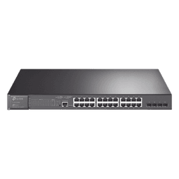 Switch PoE+ L2+ / 24 Puertos Gigabit / 4 Puertos SFP 1G / Presupuesto PoE 384W / Rendimiento 56 Gbps / Montaje en Rack