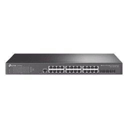 Switch Omada SDN Administrable / 24 puertos Gigabit y 4 puertos SFP+ / Funciones sFlow, QinQ y QoS / Administración centralizada OMADA