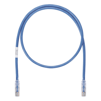Cable de Parcheo UTP, Cat6A, 24 AWG, CM, Color Azul, 3.05 Metros (10 Pies)