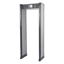Arco Detector de Metales de 18 Zonas con Anclaje para Fijarse al Piso. Incluye Sensor IR para evitar falsas Alarmas / Certificado por la Administración Federal de Aviación de EE. UU. (FAA)
