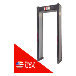 Arco Detector de Metales de 6 Zonas con Base para Fijarse al Piso.