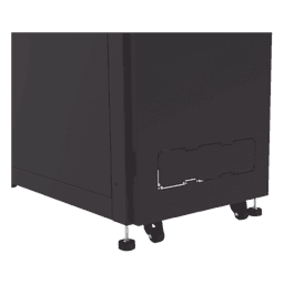 Gabinete Profesional para Telecomunicaciones de 24UR, 600 mm de Ancho x 1000 mm de Profundidad, Se envía el Gabinete Armado.