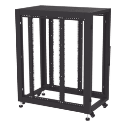 Gabinete Profesional para Telecomunicaciones de 24UR, 600 mm de Ancho x 1000 mm de Profundidad, Se envía el Gabinete Armado.