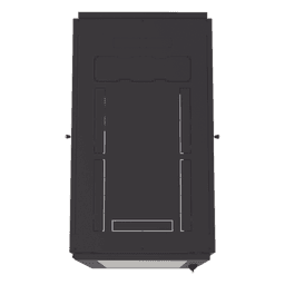 Gabinete Profesional para Telecomunicaciones de 24UR, 600 mm de Ancho x 1000 mm de Profundidad, Se envía el Gabinete Armado.
