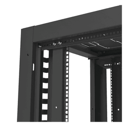 Gabinete Rack 19" / 42UR / 600 x 600 mm / Puerta Seguridad 3 Puntos / Cristal Templado / Laterales Desmontables
