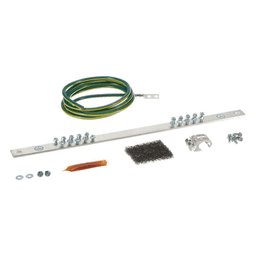 Kit de Puesta a Tierra / 6 AWG (16 mm²) / Barra 20 Orificios / Rack 19" / Jumper 2.44 m (8 ft) / HTAP