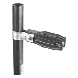 Aislador de Paso o Esquina con Abrazadera / 1 Pulgada (25 mm) / Resina Virgen 100% / Anti-Arqueo / Acero Galvanizado / Tubería de Malla Ciclónica