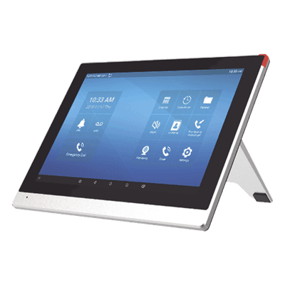 Monitor IP/SIP para interior con Android, Wi-Fi, pantalla táctil de 10.1", audio de 2 vías, PoE, 8 interfaces de entrada de alarma.