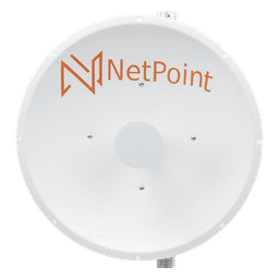 Antena Parabólica Direccional / 4.9-6.4 GHz / Ganancia 30 dBi / Dual Slant 45° y 90° / Alcance 30 km (98,425 ft) / Diámetro 60 cm (23.6 in)