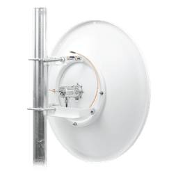 Antena Parabólica Direccional / 4.9-6.4 GHz / Ganancia 30 dBi / Dual Slant 45° y 90° / Alcance 30 km (98,425 ft) / Diámetro 60 cm (23.6 in)