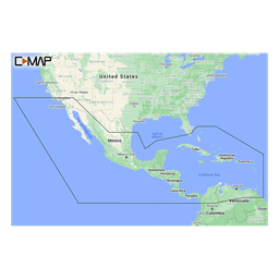 Carta Náutica Digital / América Central y Caribe / Identificación de Profundidades / Easy Routing / Fotografía Aérea / Mareas y Corrientes / Vista 3D Ultra Resolución
