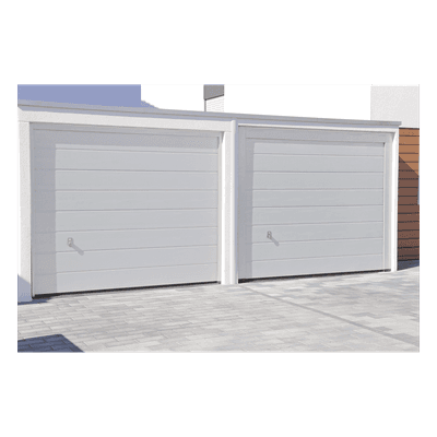 Puerta de Garage Residencial / Aislada / 12×8 pies / Poliuretano 43 mm / Calibre 26 / Estilo Americano
