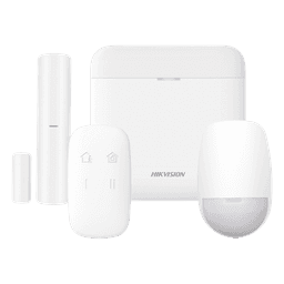 (AX PRO) KIT de Alarma AX PRO / Incluye: 1 Hub con bateria de respaldo / 1 Sensor PIR / 1 Contacto Magnético / 1 Control Remoto / WiFi / Compatible con Hik-Connect P2P