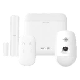 Kit de Alarma Inalámbrica / 48 Zonas / PIR con Cámara 640x480 / Cifrado AES-128 / Wi-Fi / Batería de Respaldo 3 Años