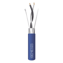 Bobina de 305 Metros (1000 Pies) / Cable 2 x 22 AWG / Color Azul / Blindado / Plenum / Trenzado para Aplicaciones de Transmisión de Datos a Alta Velocidad para Automatización, EIA-485, BACnet y Otros Sistemas de Comunicación