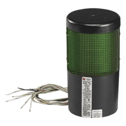 Luz LED LITESTAK Modelo LSLD-024-G / 24VDC / Color Verde/ 0.080A 