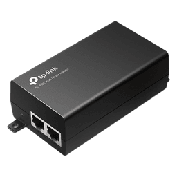 Inyector PoE+ / 30W / Gigabit 802.3af/at / 2 Puertos 10/100/1000 Mbps / Alcance 100 m (328 ft) / Plug and Play