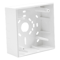 Caja de Montaje para Módulos / 108 x 108 x 38 mm / Color Blanco / Compatible W-MMF y W-CRF