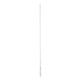Poste de Esquina para Cerca Electrificada. Tubo Galva. de 1.4 m, cal. 18 de 1" Diam. + Pintura Blanca. Ideal para 6 Aisladores 