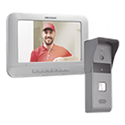 Kit de Videoportero Analógico con Pantalla LCD a Color de 7" / Frente de Calle para Exterior IP65 / Salida de Relevador 