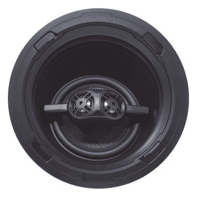 REV Series Altavoz Surround | Angulo para Techo de 3 Vias | Cine en Casa | Woofer 7in de Fibra de Carbono | 2 Tweeter de 1in | Giratorio de Titanio | 175W | 8Ω