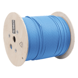 Bobina de Cable Blindado S/FTP / Cat7 / 4 Pares / 23 AWG / LSZH / 500 m (1640 pies) / Azul