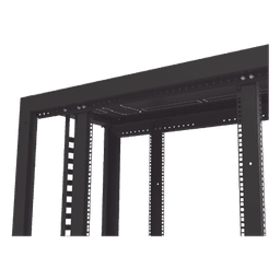 Gabinete de Piso para Telecomunicaciones / 45 UR / 1200 mm (3.94 ft) Profundidad / Carga 1300 kg / Puerta con Cristal Templado / 4 Postes Ajustables