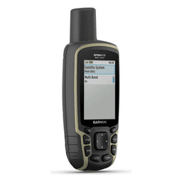 GPS Portátil GPSMAP 65 / con Pantalla a Color / Almacenamiento Interno de Hasta 5,000 Puntos / Memoria Interna de 16 GB / Resistente al Agua IPX7.