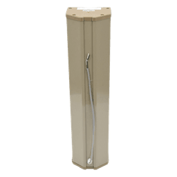 Altavoz de Columna Exterior / IP66 / 45W / Línea 70V/100V / 4x4' + 1x2.5' / Dos Vías