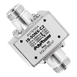 Protector Coaxial RF / 125-1000 MHz / 50 Ω / Conectores N Hembra / Ceja Lateral / 50 kA