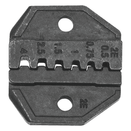 Matriz Ponchadora, Férulas (Ferrule)  Aisladas, sin Aislamiento o de Terminal de Clavija. Compatible con Pinza Ponchadora VDV200-010.