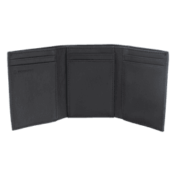 Cartera de Piel / Triple Pliegue / 6 Tarjetas / Divisor de Billetes / 9x10x3 cm / 0.1 kg