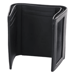 Cartera de Piel / Triple Pliegue / 6 Tarjetas / Divisor de Billetes / 9x10x3 cm / 0.1 kg