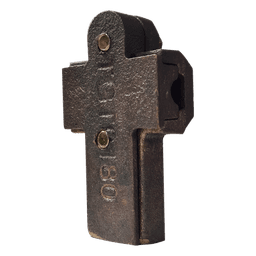 Conector Tipo T Mecánico / Bronce / Calibre 1/0 a 4/0 AWG / 2 Tornillos Hexagonales 5/16' x 3/4' / 70 g / Compatible Franklin y Faraday