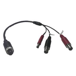 Cable Adaptador Tipo Aviación a BNC para Cámaras en DVR Móvil HIKVISION / 30 cm de Largo