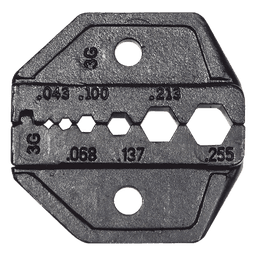 Matriz Ponchadora / Acero Alto Carbono Templado / RG58 RG59 RG62 RG174 / 59 g (2.1 oz)