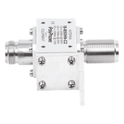 Protector Coaxial RF / 125-1000 MHz / 50 Ω / Conectores N Hembra / Ceja Frontal / 500W
