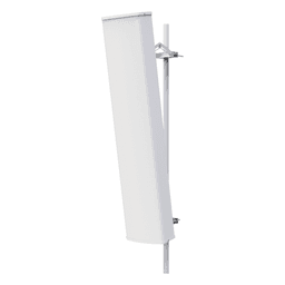 Antena Sectorial para Exterior / Frecuencia 1710-2190 MHz / Ganancia 18 dBi / Ancho de Banda 480 MHz / VSWR ≤1.5 / Potencia Máxima 200W / IP65 / Montaje en Tubo
