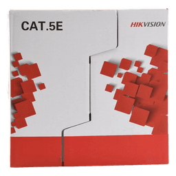 Bobina UTP / Cat5E 24 AWG / 305 m (1000 pies) / 100% Cobre / PVC CM / Interior / PoE / 100 MHz