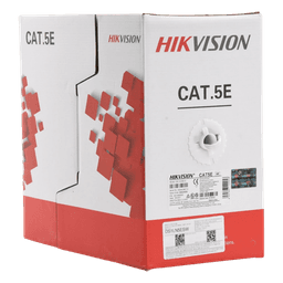 Bobina UTP / Cat5E 24 AWG / 305 m (1000 pies) / 100% Cobre / PVC CM / Interior / PoE / 100 MHz