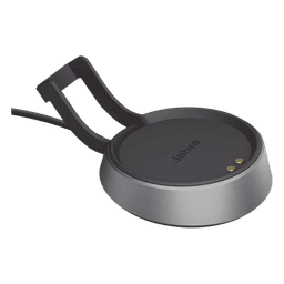Soporte de carga USB-A / Diseño ergonómico de escritorio / Compatible con diadema profesional / Color negro