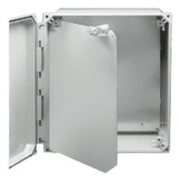Gabinete para exterior / IP66 NEMA 4X / Policarbonato UV / 14' x 12' x 6' / Riel DIN 35mm / Gestión de cables