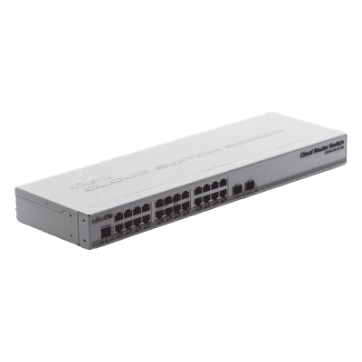 Switch / 24 Puertos Gigabit / 2 Puertos SFP+ 10G / Dual OS / 88 Gbps / 1 RU