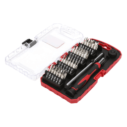 Juego de Desarmador de Precisión / 51 Piezas / 48 Puntas CR-V / Extensor 115 mm / Maletín 96 x 170 x 28 mm (3.8 x 6.7 x 1.1 in)