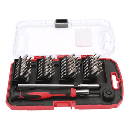 Juego de Desarmador de Precisión / 51 Piezas / 48 Puntas CR-V / Extensor 115 mm / Maletín 96 x 170 x 28 mm (3.8 x 6.7 x 1.1 in)