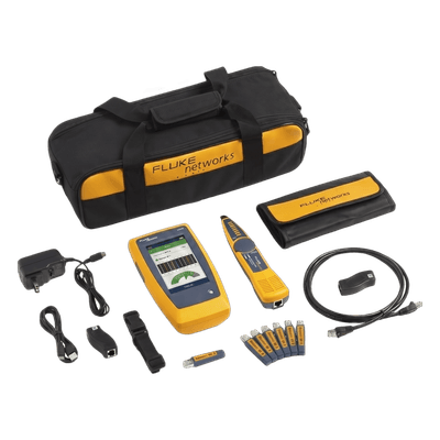 Kit Avanzado de Calificador de Red LinkIQ, Para Verificar Rendimiento de Cableado Hasta 10Gbps Basado en Frecuencia, con Pantalla Multitáctil a Color